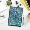 DIY Mandala Special Shaped Diamond Painting 50 Pages Notepad A5 Sketchbook