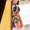 DIY Key Chain Diamond Painting Letters Women Bag Keyring Pendant Gift