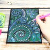 DIY Mandala Special Shaped Diamond Painting 50 Pages Notepad A5 Sketchbook