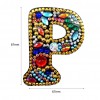 DIY Key Chain Diamond Painting Letters Women Bag Keyring Pendant Gift
