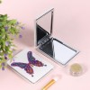DIY Butterfly Special Shaped Diamond Painting Mini Makeup Mirror