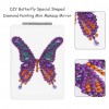 DIY Butterfly Special Shaped Diamond Painting Mini Makeup Mirror