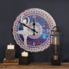 Diamond Ballet Girl Partial Special Drill Metal Clock Picture of Rhinestone