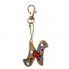 DIY Key Chain Diamond Painting Letters Women Bag Keyring Pendant Gift