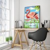 Flamingo 5D DIY Full Round Drill Diamond Painting Animal Decor Canvas Craft