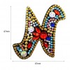 DIY Key Chain Diamond Painting Letters Women Bag Keyring Pendant Gift
