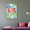 Flamingo 5D DIY Full Round Drill Diamond Painting Animal Decor Canvas Craft