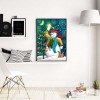 DIY Full Diamond Picture 5D Drill Smile Snowman Round Painting Kit (B3560)
