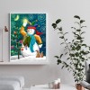 DIY Full Diamond Picture 5D Drill Smile Snowman Round Painting Kit (B3560)