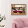 Car - Full Round Diamond - 40x30cm