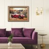 Car - Full Round Diamond - 40x30cm