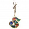 DIY Key Chain Diamond Painting Letters Women Bag Keyring Pendant Gift