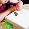 DIY Key Chain Diamond Painting Letters Women Bag Keyring Pendant Gift