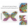 DIY Butterfly Special Shaped Diamond Painting Mini Makeup Mirror