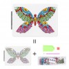 DIY Butterfly Special Shaped Diamond Painting Mini Makeup Mirror