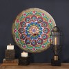 Iron Sheet Special Shaped Diamond Painting DIY Home Decor Petals Pendant