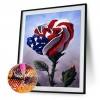 Flower-Round Diamond-30*40CM