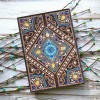 DIY Mandala Special Shaped Diamond 50 Pages A5 Notebook(Without Lines)