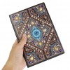 DIY Mandala Special Shaped Diamond 50 Pages A5 Notebook(Without Lines)
