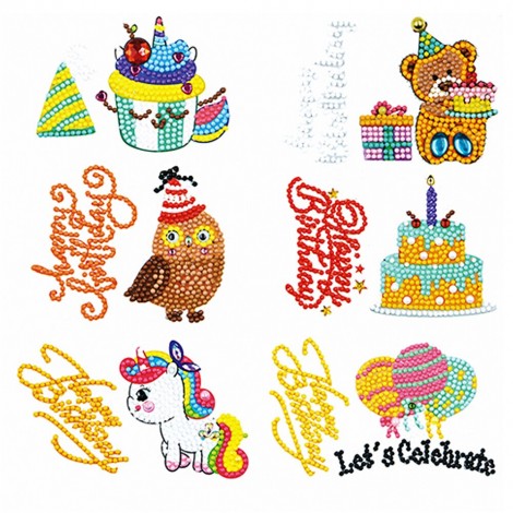 DIY Crafts Diamond Stickers Painting Puzzle Kids Toy for Christmas (LD98)