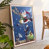 DIY Diamond Painting Kits Santa Claus on Eaves Full Round Drill Handicrafts