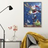DIY Diamond Painting Kits Santa Claus on Eaves Full Round Drill Handicrafts