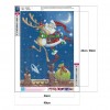 DIY Diamond Painting Kits Santa Claus on Eaves Full Round Drill Handicrafts