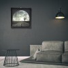 Wood Frame Art Picture Diamond Painting DIY Photo Poster Decorative (Black)