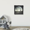 Wood Frame Art Picture Diamond Painting DIY Photo Poster Decorative (Black)