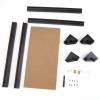 Wood Frame Art Picture Diamond Painting DIY Photo Poster Decorative (Black)