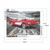 Car - Full Round Diamond - 30x40cm
