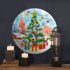 Iron Sheet Special Shaped Diamond Painting DIY Home Decor Xmas Tree Pendant