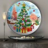 Iron Sheet Special Shaped Diamond Painting DIY Home Decor Xmas Tree Pendant