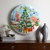 Iron Sheet Special Shaped Diamond Painting DIY Home Decor Xmas Tree Pendant
