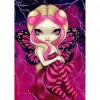 Big Eyes Doll-Round Diamond-30*40CM