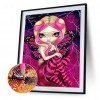 Big Eyes Doll-Round Diamond-30*40CM