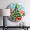 Iron Sheet Special Shaped Diamond Painting DIY Home Decor Xmas Tree Pendant