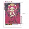 Big Eyes Doll-Round Diamond-30*40CM