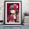 Japanese Doll-Round Diamond-30*40CM