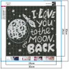 Word  - Full Round Diamond - 30x30cm