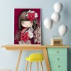 Japanese Doll-Round Diamond-30*40CM