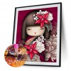 Japanese Doll-Round Diamond-30*40CM