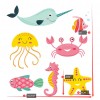 7pcs Fantastic Beast DIY Round Diamond Painting Sticker Decor (LDZ003)