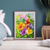 Flower - Square Diamond - 40x50cm