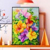 Flower - Square Diamond - 40x50cm