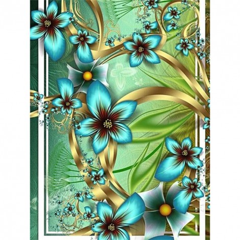 Flower - Square Diamond - 40x50cm