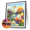 Flower - Square Diamond - 40x50cm