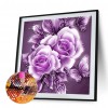 Butterfly Flowers - Square Diamond - 40x40cm