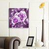 Butterfly Flowers - Square Diamond - 40x40cm