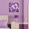 Butterfly Flowers - Square Diamond - 40x40cm